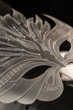 Gravure par micro sablage masque MSV.