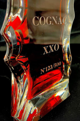 Carafe XXO gravée par MSV.