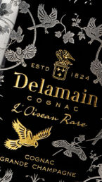 Détails gravure carafe L'Oiseau Rare, Cognac Delamain. Une réalisation MSV.