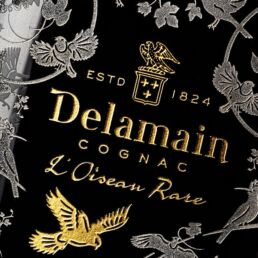 D&eacute;tails gravure carafe L'Oiseau Rare, Cognac Delamain. Une r&eacute;alisation MSV.
